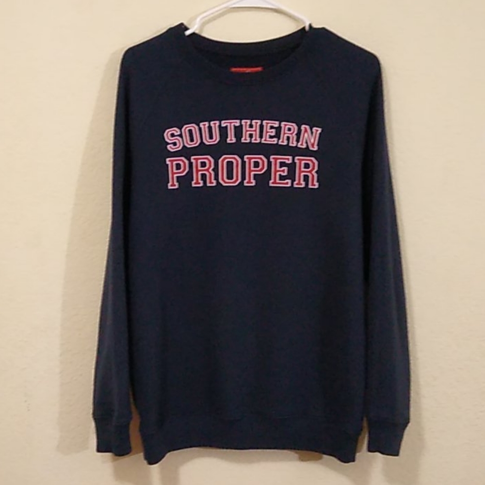 Southern Proper Crewneck Sweatshirt - Navy - Med